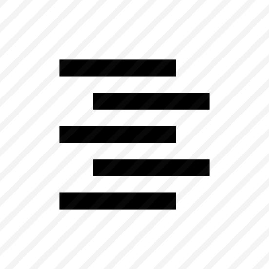 Align Without Icon Symbol Vector preview