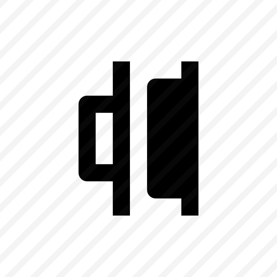 Distribute Horizontal Right Icon Symbol preview