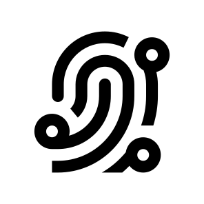 Fingerprint Id Scan Line Icon icon