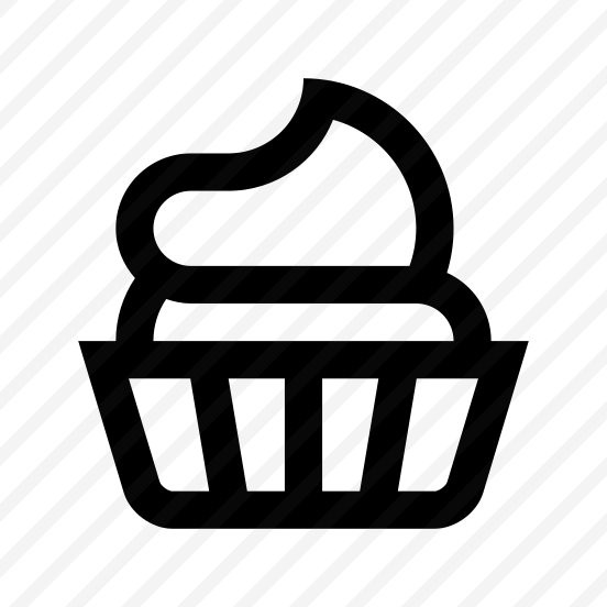 Cake Custard Icon Symbol Vector preview