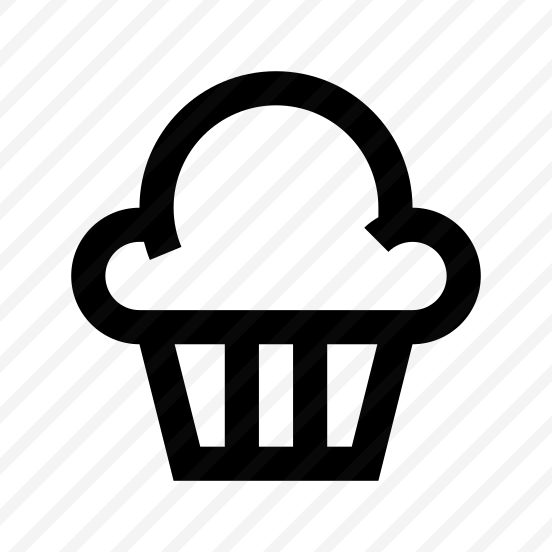Cake Food Icon Symbol Vector preview