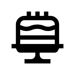 Dessert Cake Pie Icon Symbol icon