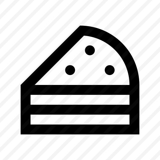 Dessert Cake Pie Piece Icon preview