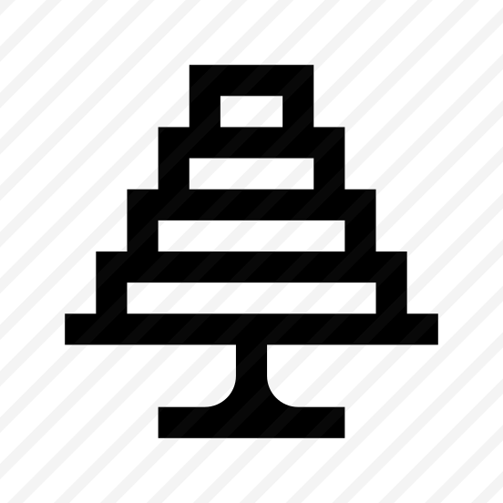 Dessert Cake Pie Tiered Icon preview
