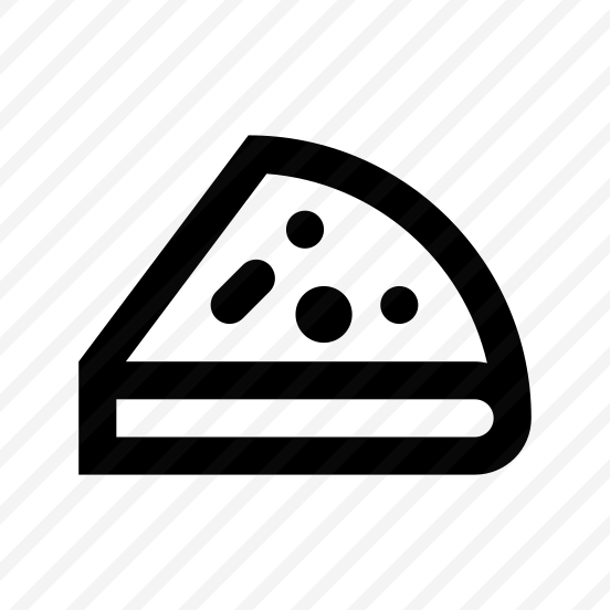 Pizza Slice Of Icon Symbol preview
