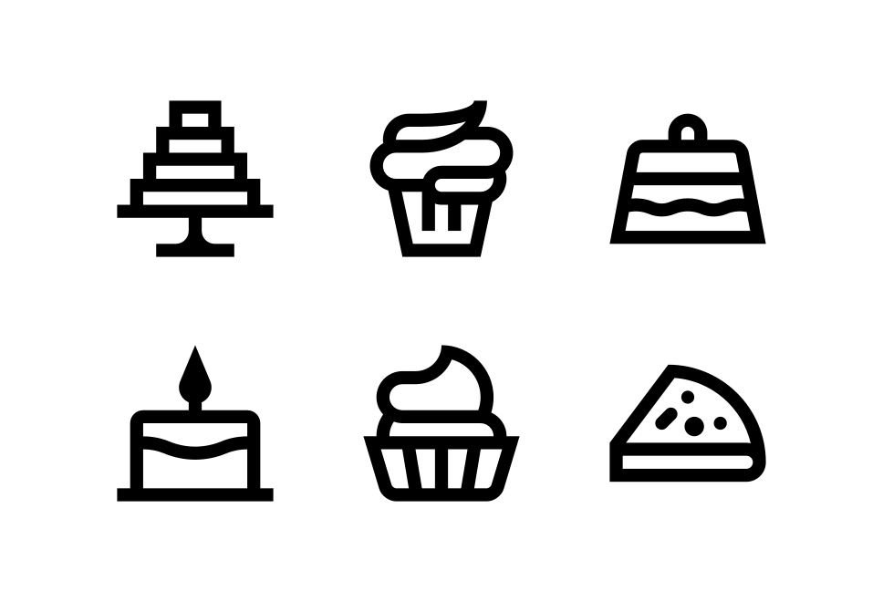 Cakes Large Set Preview