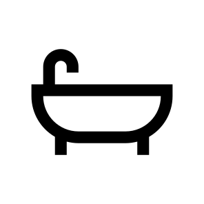 Bathroom Bathtub Bath Icon Symbol icon