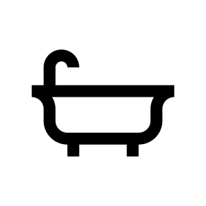 Bathtub Bath Bathroom Icon Symbol icon