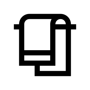 Towel Dry Bathroom Hotel Icon icon