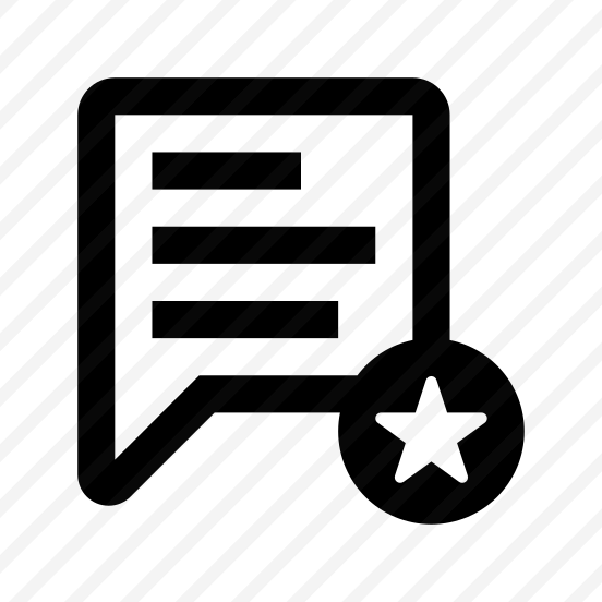 Chat Message Favorite Icon Symbol preview