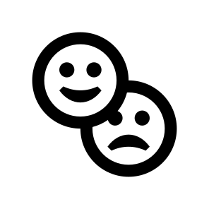 Customer Care Emoticons Emoji Happy Sad Review Service Support icon