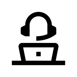 Five Commerce Technical Support Online Headset Laptop icon