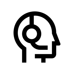 Five Commerce Technical Support Online Human Man icon
