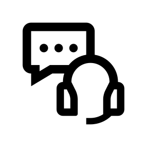 Live Chat Customer Care Headphones Headset Message Report Application Request Service Support Call Center icon