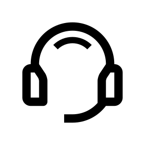 Live Chat Customer Care Headphones Headset Service Support Call Center icon