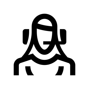 Live Chat Customer Care Operator Woman Female Headphones Headset Service Support Call Center icon