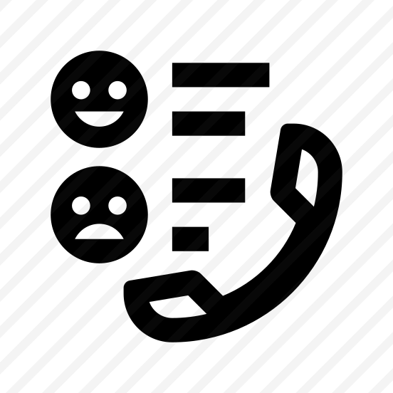 Live Chat Customer Care Phone Survey Rating Emoticons Emoji Happy Sad Service Support preview