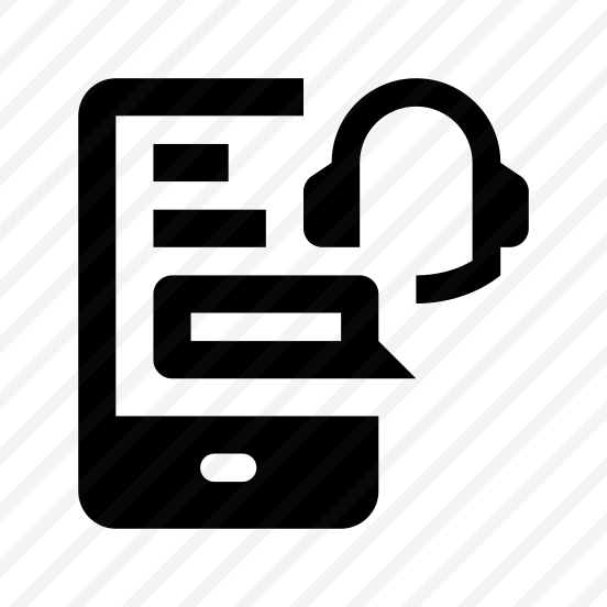 Live Chat Customer Care Smartphone Mobile Message Messaging Online Headphones Headset Service Support Call Center Line preview