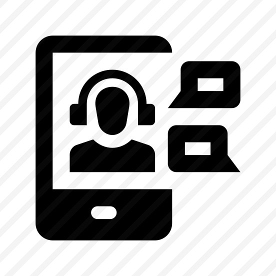 Live Chat Customer Care Smartphone Mobile Operator Message Messaging Online Service Support Call Center Line preview
