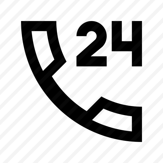 Phone Two Four Hours Icon preview