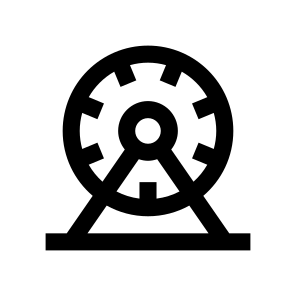 Amusement Park Ferris Wheel Carousel Attraction icon