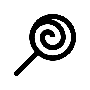 Candy Lollipop Icon Symbol Vector icon