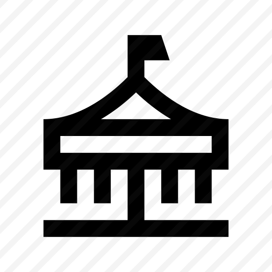 Carousel Attraction Icon Symbol Vector preview