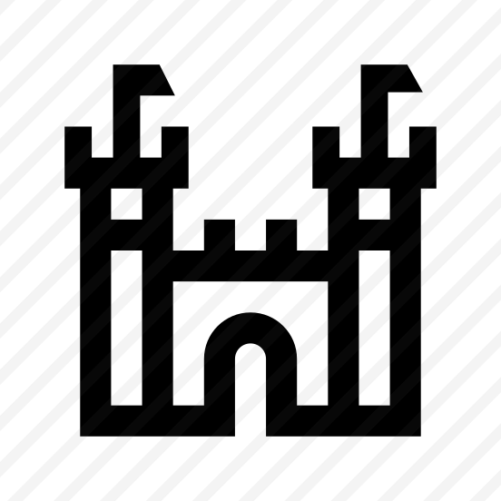 Castle Fortress Towers Gate Stone Wall Building preview