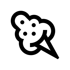 Dessert Cotton Candy Icon Symbol icon