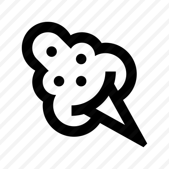 Dessert Cotton Candy Icon Symbol preview