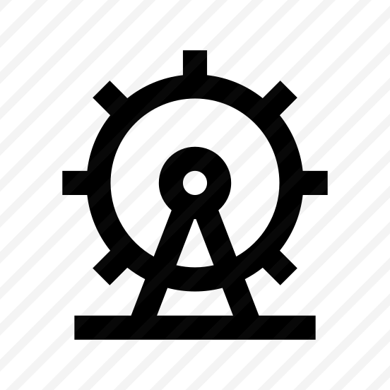 Ferris Wheel Attraction Two Icon preview