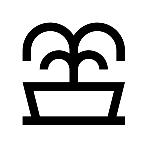Fountain Icon Symbol Vector Ui icon