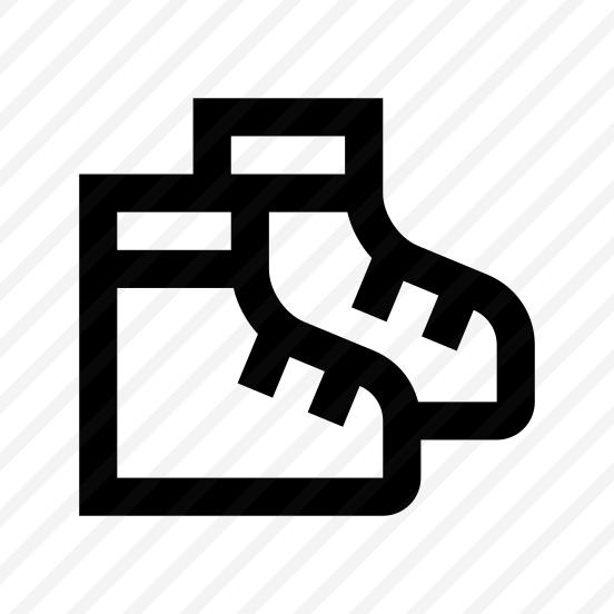 Baby Boots Icon Symbol Vector preview