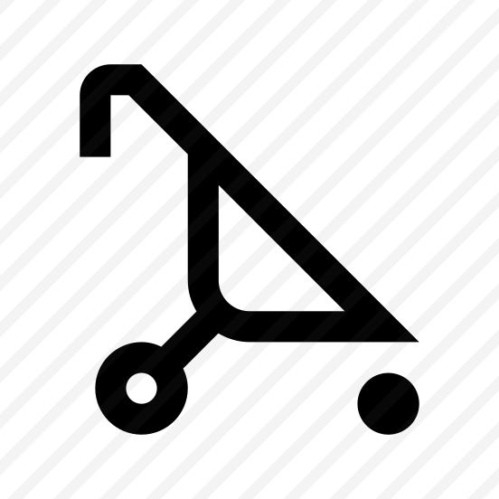 Baby Carriage Two Icon Symbol preview