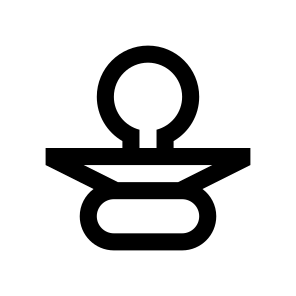 Baby Nipple Icon Symbol Vector icon
