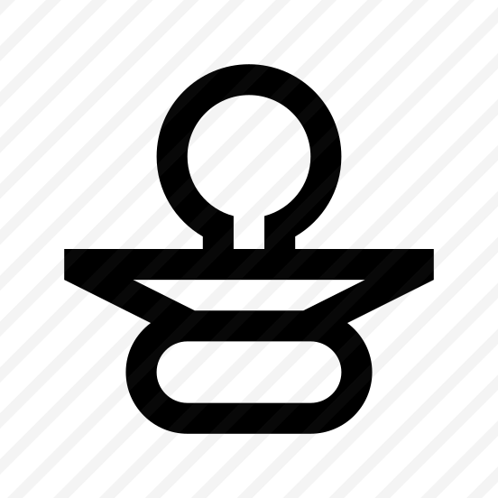 Baby Nipple Icon Symbol Vector preview