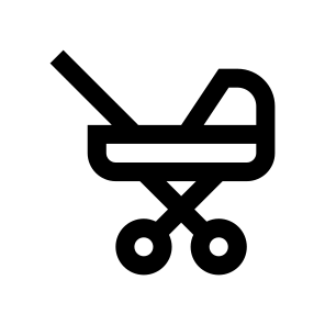 Baby Transport Carriage Pram Buggy Four icon