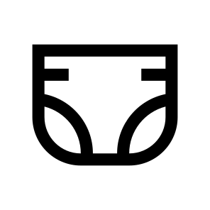 Diaper Icon Symbol Vector Ui icon