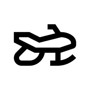 Sled Sleigh Snow Baby Icon icon