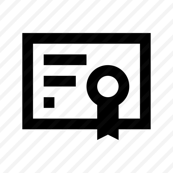 Certificate Charter Two Icon Symbol preview