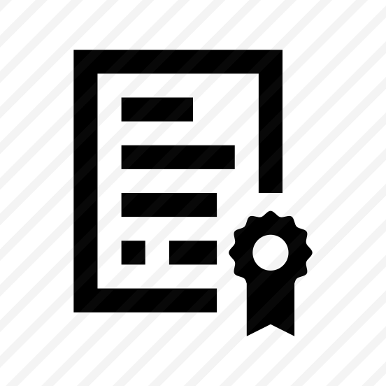 Certificate Diploma Patent Document Paper Seal Official Six Line preview