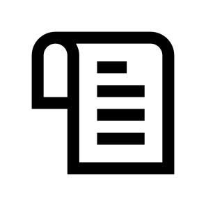 File List Schedule Roll Document Paper icon