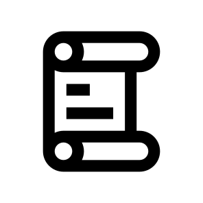 Scroll Roll Icon Symbol Vector icon