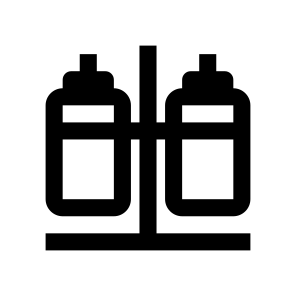 Bottle Milk Bottles Glass Icon icon