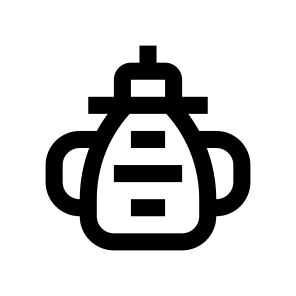 Bottle Two Icon Symbol Vector icon