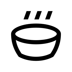 Plate Dish Hot Food Tableware icon