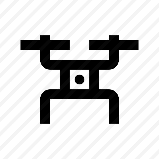 Drone Four Icon Symbol Vector preview