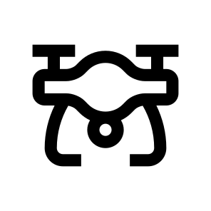 Drone Quadcopter Copter Unmanned Icon icon