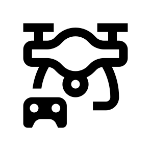 Drone Quadcopter Copter Unmanned Remote Control icon