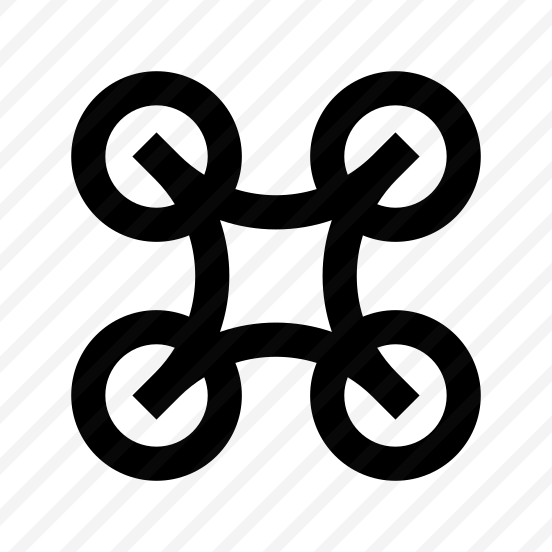 Drone Three Icon Symbol Vector preview
